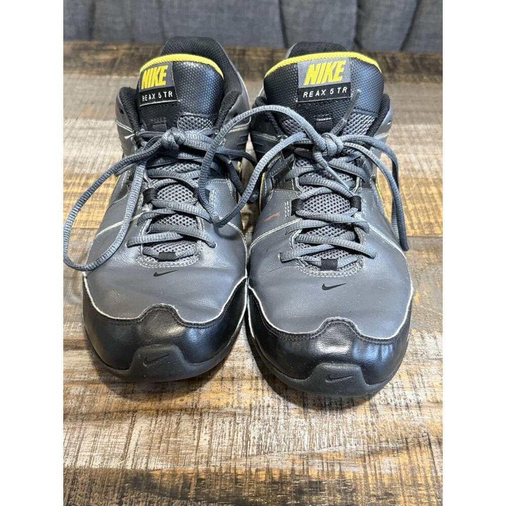 Nike Reax 5 TR Men’s Training Shoes Gray Black And Yellow 10.5